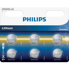 Philips batteri cr2032 6-pak