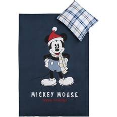 Mickey mouse sengetøj Licens Jule sengetøj junior - 100x140cm Mickey Mouse