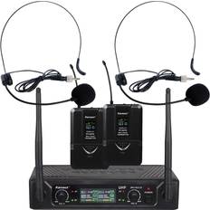 Karsect JRU-521LD/PT-527C/HT-11A trådløst 2 x headset-mikrofon-sæt