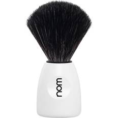 Hvide Barberkoste Nom LASSE Barberkost Black Fibre White