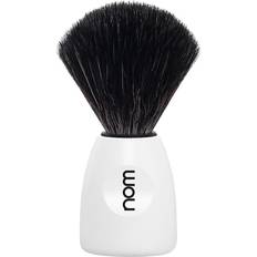 Vit Rakborstar Nom LASSE Shaving Brush Black Fibre White