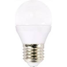 LED bulb ECOLUX 3-pack, miniglobe, 6W, E27, 3000K, 450lm, 3pcs