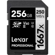 Lexar professional 1667x sdxc uhs ii LEXAR Professional 1667x 256GB SDXC UHS-II-kort