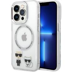 Iphone 14 pro phone case magsafe Karl Lagerfeld iPhone 14 Pro Cover & Choupette MagSafe Transparent