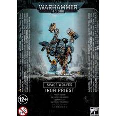 Jeux de Société Games Workshop Figurine de 10 pièces Warhammer 40k Space Wolves Iron Priest Bleu