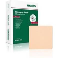 Silikone plaster Klinion Kliniderm Foam Silikone 5 x 5 cm 5 stk