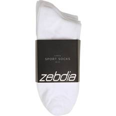 Zebdia Unisex 5-PAK Løbestrømper Hvid 39/42