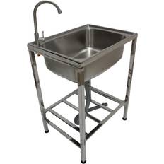 MonsterShop Lavello Da Campeggio Con Rubinetto Portatile Lavabo