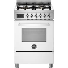 Bertazzoni 60 cm Komfurer Bertazzoni Bertazzoni PRO64L1EBIT Professional gaskomfur Hvid