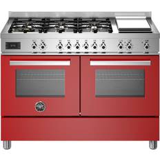Bertazzoni Bertazzoni PRO126G2EROT Professional gaskomfur Rød