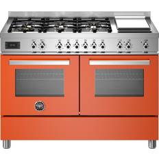 Orange Gaskomfurer Bertazzoni PRO126G2EART Professional gaskomfur, 120 Orange