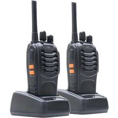 R40 Pro Pmr Walkie Talkie 4 Units Black