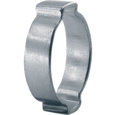 Silver Kabelklammer Hose Clamp 2-ear Ear Clip 7-9mm (307-9)