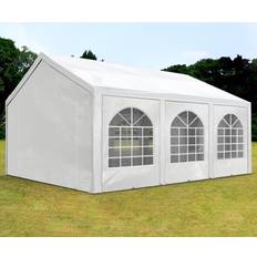 Pavillon 3 x 6 Toolport Partytelt PE-teltdug 3 x 6 m Hvid