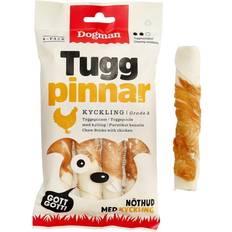 Tuggpinnar kyckling Dogman Tuggpinnar kyckling 4p White S 12,5cm