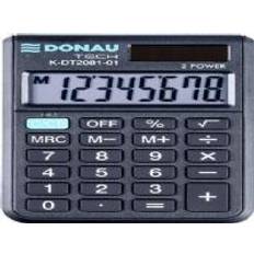 calculator TECH pocket calculator, 8 digits. display, dim. 90x60x11 mm, black