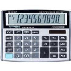 Donau calculator TECH office calculator, 10 digits. display, dim. 136x134x28 mm, silver