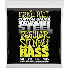 Ernie ball regular slinky Ernie Ball 2842 Regular Slinky Stainless Steel Electric Bass Strings 50-105 Gauge