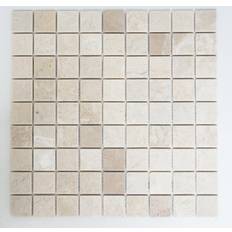 Beige Mosaik HUH Mosaik Natursten Botticino Anticato Pris Per Ark