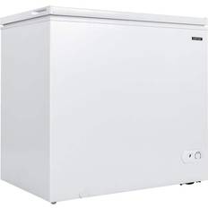 Chest Freezers Costway Chest Freezer 4-Baskets White