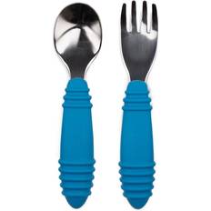 Bumkins Spoon & Fork Dark Blue 1 Set