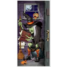 Bathroom Accessories Beistle 00026 Witch Restroom Door Cover