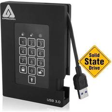 Apricorn Aegis Fästning med hänglås A25-3PL256-S4000F Solid State-Disk 4 TB USB 3.0