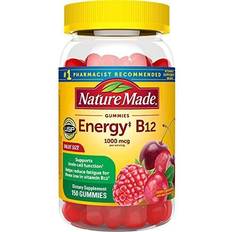 Vitamins & Supplements Nature Made Energy B12 1000 mcg Gummies Cherry Berries