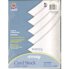 Markers Array Card Stock, 65 lb. Letter, White, 100 Sheets/Pack