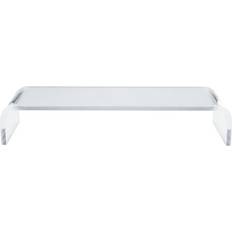 Monitor shelf for desk Circuit City Essentials Acrylic Monitor Stand Riser Space Saving Computer Desk Shelf Organizer for Laptops, iMac, Printers, Keyboards & Screens Up