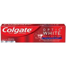 Toothpastes on sale Optic White Stain Fighter with Baking Soda Whitening Toothpaste Clean Mint Oz