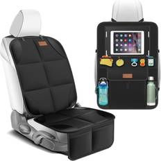 Car seat back protector Smart Elf Kids Car Seat Protector Back Organiser for Storage