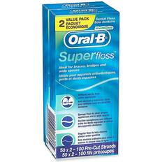 Dental Floss on sale Oral-B Super Floss 2-Pack 50-Count Mint Dental Floss