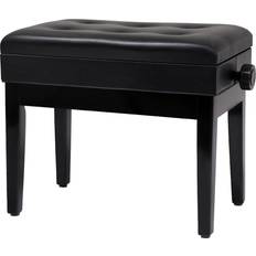 Piano bench Songmics Adjustable Padded Piano Bench