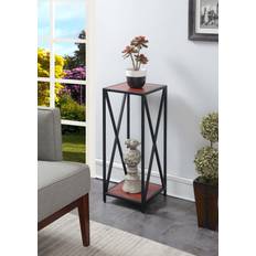 Tall outdoor plant stand Convenience Concepts Tucson Metal Tall Plant Stand