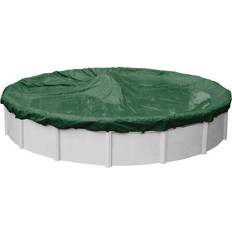 Swimming Pools & Accessories Robelle Supreme 33 ft. Round Green Solid Above Ground Winter Pool Cover