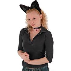 Cat - Cat Collar Pets Cat Ears Headband Collar & Tail Black Kit