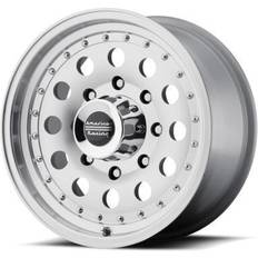 17" - Silver Car Rims American Racing AR62 Outlaw II, 15x10 Wheel with on 4.75