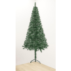 Blanc Décorations de Noël vidaXL Corner Artificial Sapin de Noël 150cm