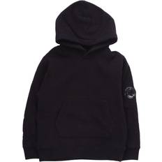 C.P. Company Boy's Lens Arm Oth Hoodie - Black