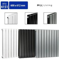 Double central heating radiators 600 612mm Double Designer Panel Central Heating