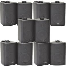 On Wall Speakers Loops 10x 120W Black