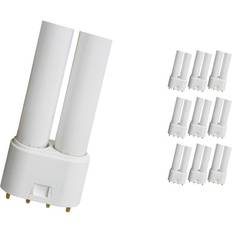 Lampade a risparmio energetico Osram Confezione Multipack 10x Dulux L 24W 840 Bianco Freddo 4-Pin