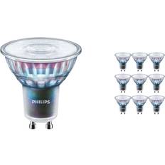 Expertcolor gu10 Philips Fordelspakke 10x MASTER LEDspot ExpertColor GU10 PAR16 3.9W 280lm 36D 930 varm hvid bedste farvegengivelse dæmpbar erstatter 35W