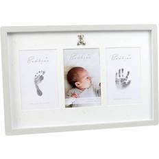 Photoframes & Prints Bambino Baby Hand & Foot Print Collage Photo Frame with Ink Pad