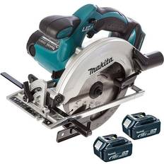 Makita Circular Saws Makita DSS611Z 18V Li-Ion 165mm Circular Saw With 2 x 5.0Ah Batteries:18V