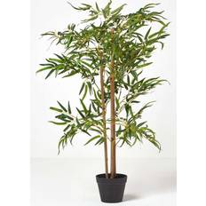 Black Artificial Plants Homescapes Tall Artificial Bamboo Tree Pot Artificial Plant