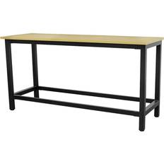 DIY Accessories 1.8m x 0.6m Workbench Heavy Duty Steel Frame & 25mm MDF Top Work Station