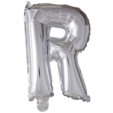 Bogstavballoner Globos Folieballon 16" Bogstavs Ballon Silver R