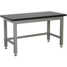 Loops Steel Industrial Workbench 1500mm x 750mm Laminate Worktop Adjustable Feet